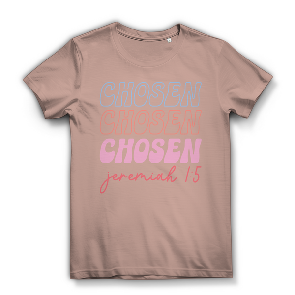 Damen Bio T-Shirt chosen jeremiah 1:5