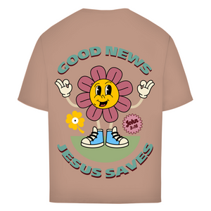 Oversize T-Shirt good news jesus saves