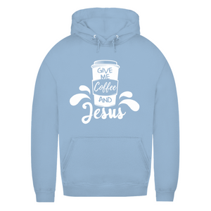 Damen Hoodie give me coffee and jesus