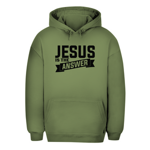 Unisex Oversize Hoodie jesus is the answer