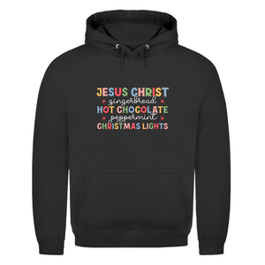 Herren Hoodie jesus christ gingerbread