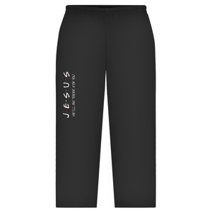 Oversize Sweatpants jesus he will be there for you