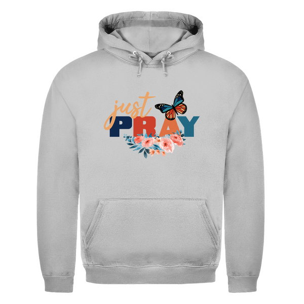 Herren Hoodie just pray