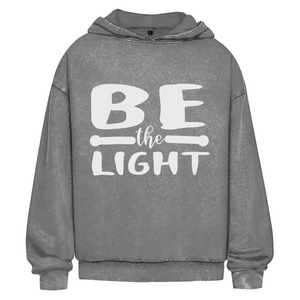 Oversize Washed Hoodie be the light