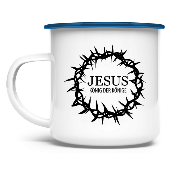 Emaille Tasse jesus könig der könige