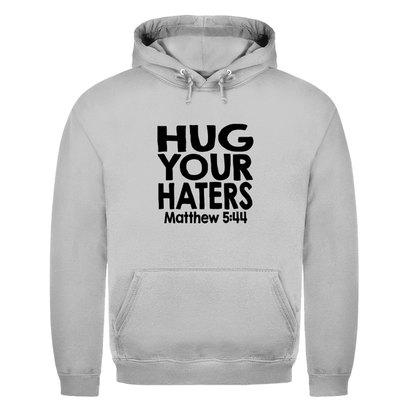 Herren Hoodie hug your haters matthew 5:44