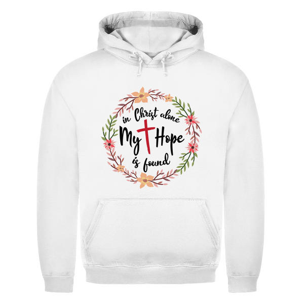 Herren Hoodie in christ alone my hope is found