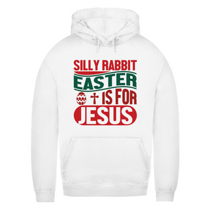 Damen Hoodie silly rabbit easter is for jesus