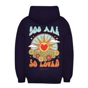 Unisex Oversize Hoodie you are so loved john 3:16
