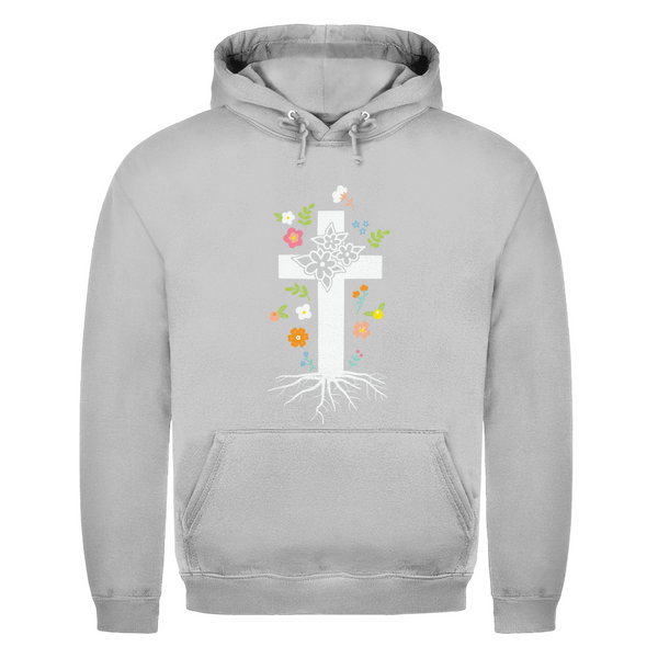 Herren Hoodie kreuz roots