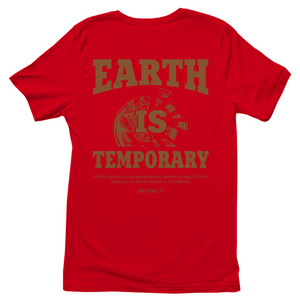 Damen T-Shirt earth ist temporary matthew 5:18