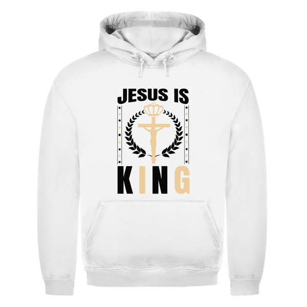 Herren Hoodie jesus is king