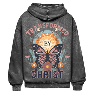 Oversize Washed Hoodie transformed by christ