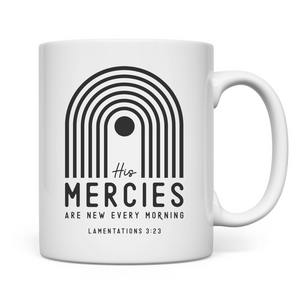 Tasse his mercies lamentations 3:23