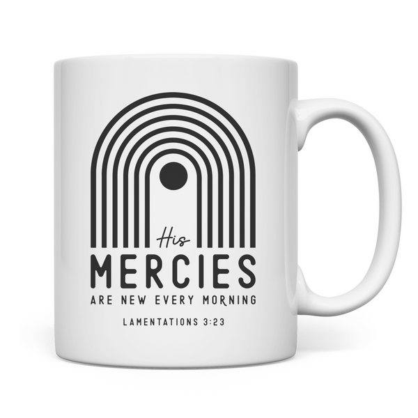 Tasse his mercies lamentations 3:23