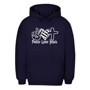 Unisex Oversize Hoodie peace love jesus