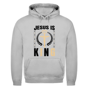 Herren Hoodie jesus is king