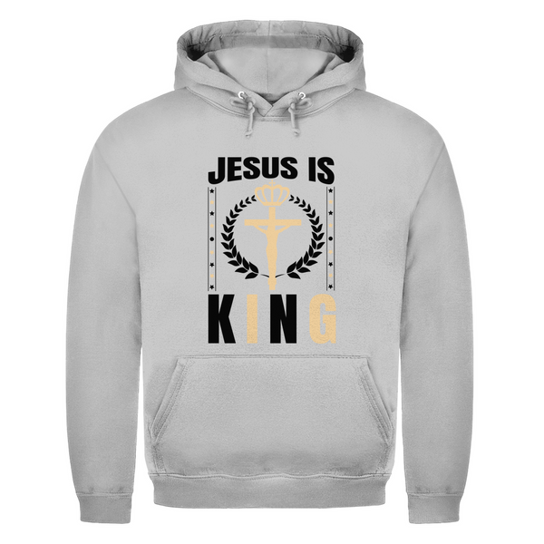 Herren Hoodie jesus is king