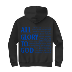 Herren Zipper Hoodie all glory to god