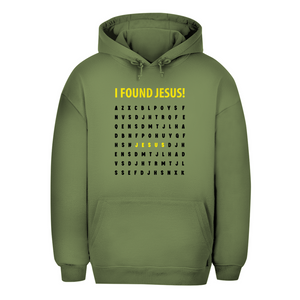 Unisex Oversize Hoodie i found jesus