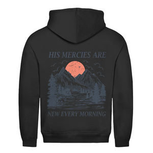 Herren Hoodie his marcies are new every morning