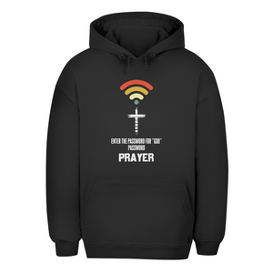 Unisex Oversize Hoodie enter the password for god