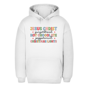 Unisex Oversize Hoodie jesus christ gingerbread
