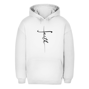 Unisex Oversize Hoodie faith kreuz
