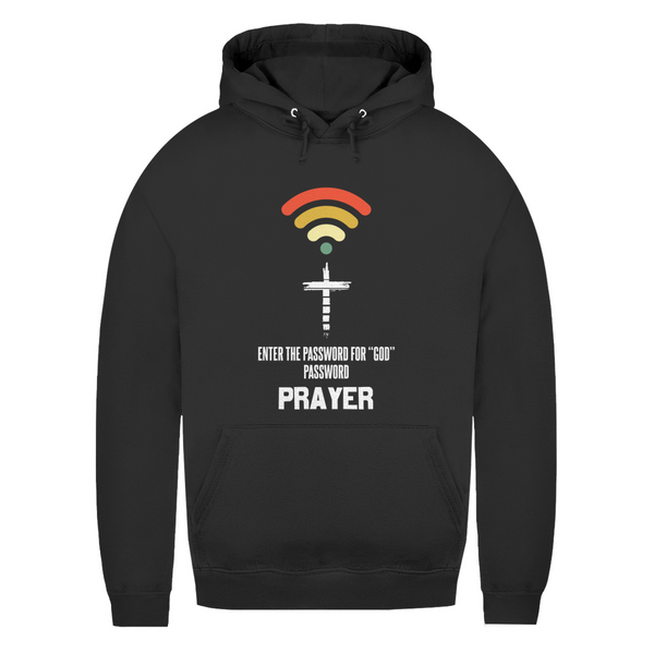 Damen Hoodie enter the password for god