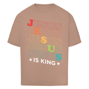 Oversize T-Shirt jesus is king retro