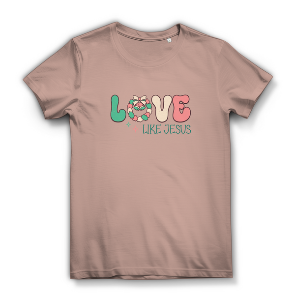 Damen Bio T-Shirt love like jesus