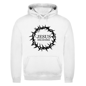 Herren Hoodie jesus könig der könige dornenkrone