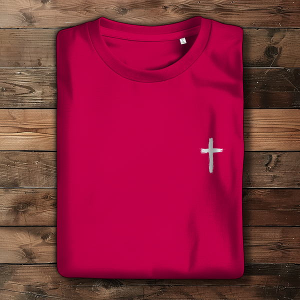 Damen Bio T-Shirt kreuz