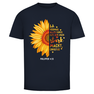 Herren T-Shirt christus der mich stark macht philipper 4.13
