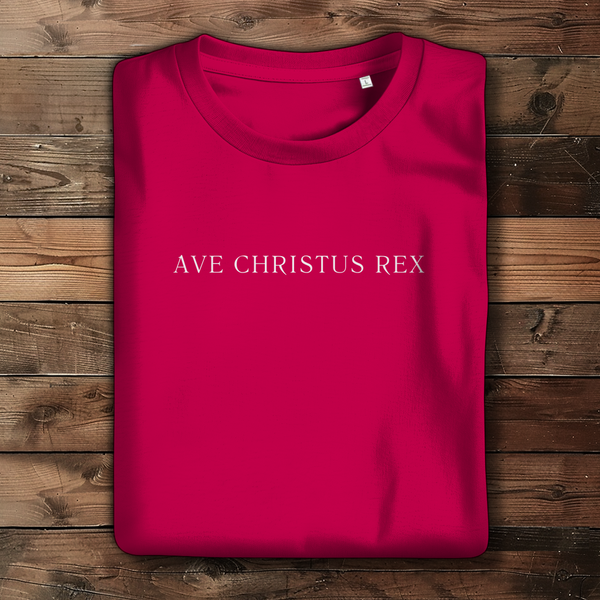 Damen Bio T-Shirt ave christus rex