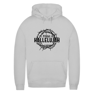 Damen Hoodie i raise a hallelujah dornenkrone
