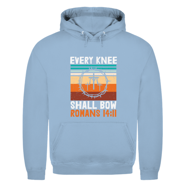 Herren Hoodie every knee shall bow romans 14:11