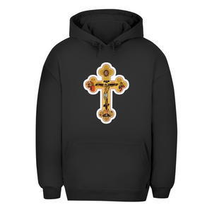 Unisex Oversize Hoodie Griechisch Orthodoxe Jesus Kreuz
