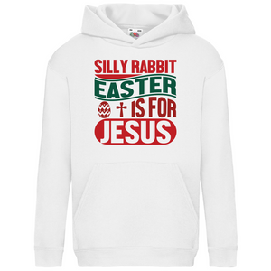 Kinder Hoodie silly rabiit easter is for jesus