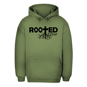 Unisex Oversize Hoodie rooted in christ