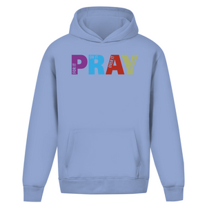 Oversize Hoodie Ohne Kordel pray on it