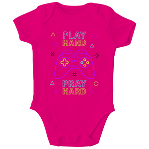 Kinder Bio Body play hard pray hard 1 thess 5:17 gamer