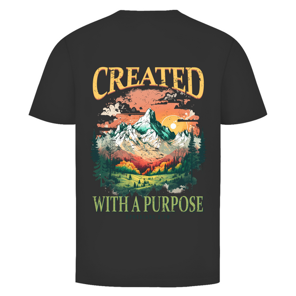 Herren T-Shirt created with a purpose ephesians 2:10