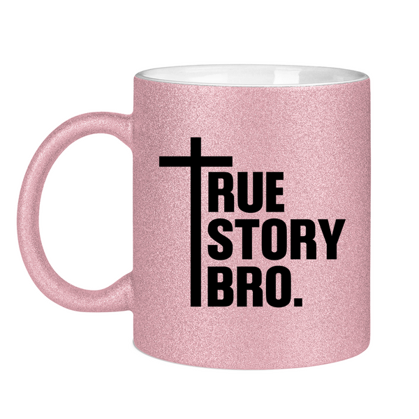 Glitzertasse true store bro