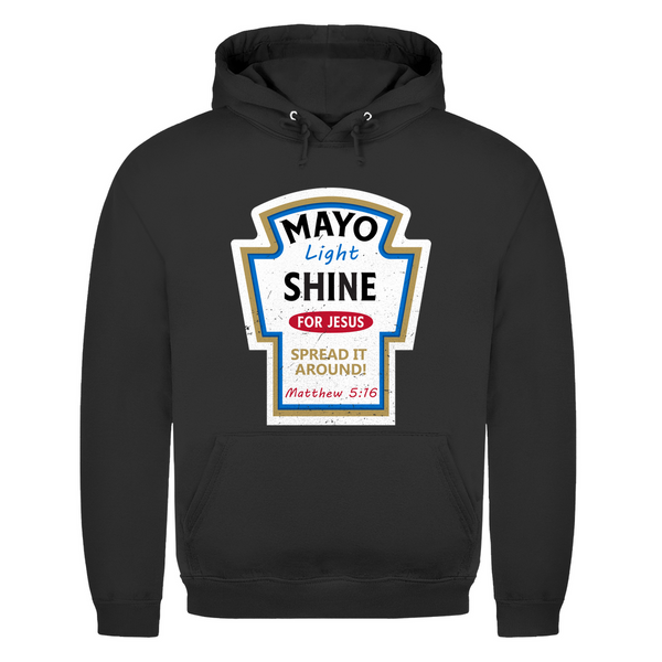 Herren Hoodie mayo light shine matthew 5:16