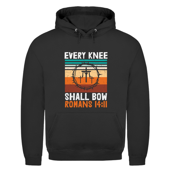 Herren Hoodie every knee shall bow romans 14:11