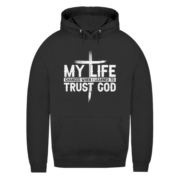 Damen Hoodie when i learned to trust god