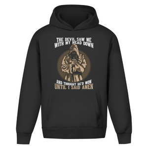 Oversize Hoodie Ohne Kordel until i said amen