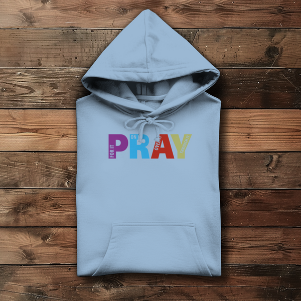 Damen Hoodie pray on it