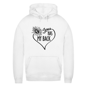 Damen Hoodie jesus has my back